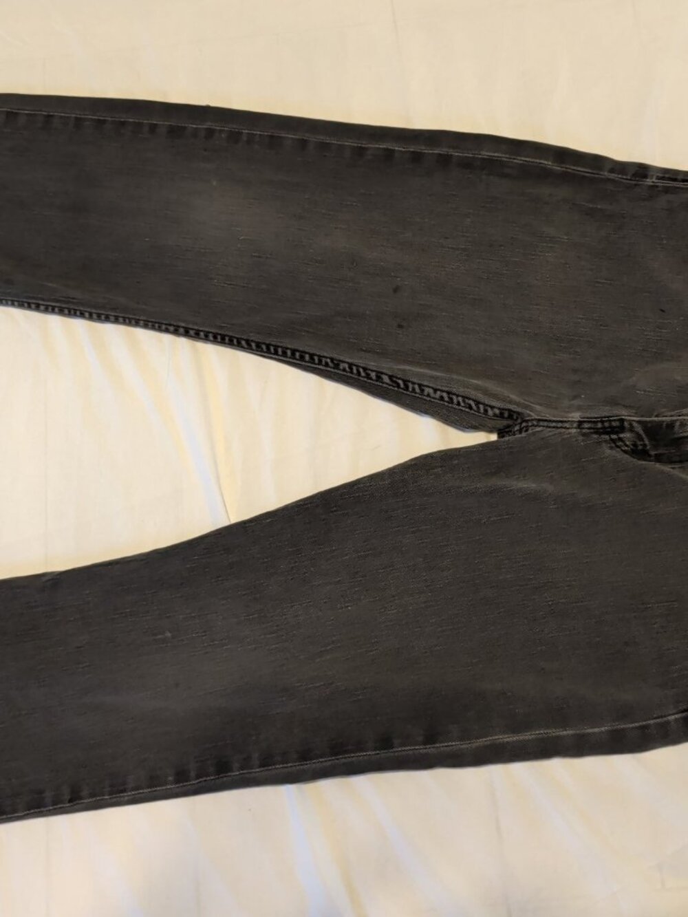Levi's 569 Loose Straight Jeans Gray Black Wash Mens W36 L36